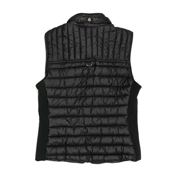 LOVE TREE Black Quilted Vest With Gold Zipper - Picture 2 of 12